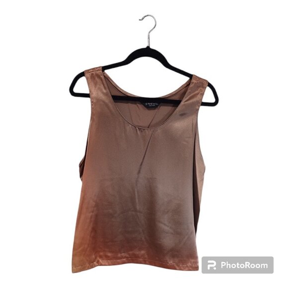 Vintage Prive New York Women's Silk Ombre Tank Size M - Picture 1 of 5